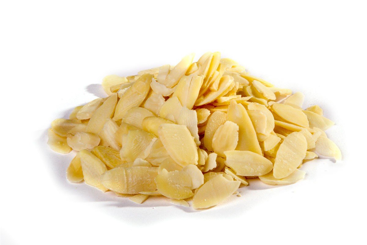 Almendra fileteada sin cutícula